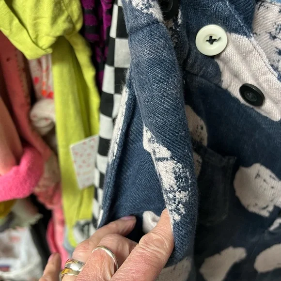 Magnolia Pearl Blue and White Polka Dot Pants - Picture 4 of 4